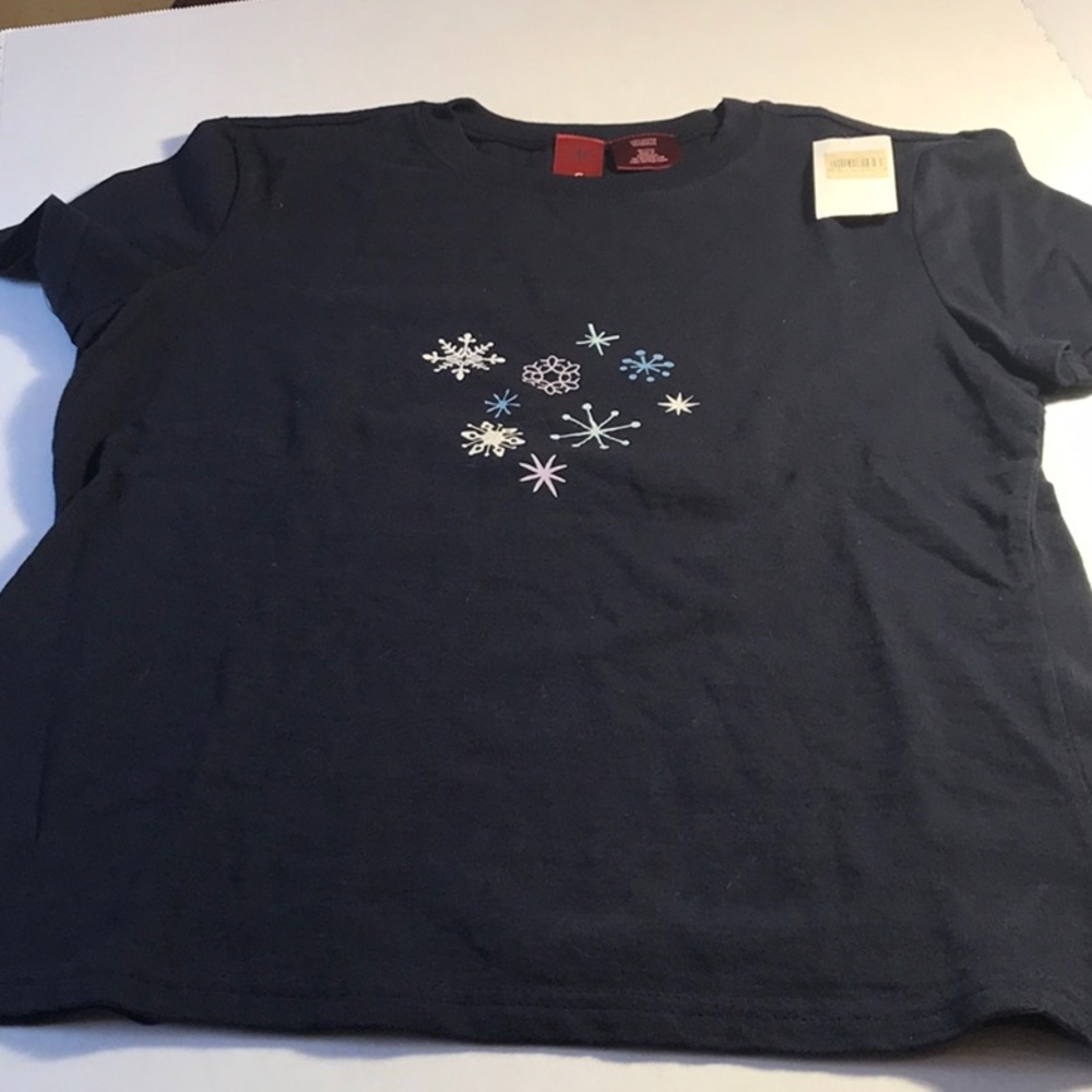 Two T-shirts w/ winter graphics